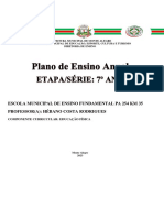 Plano 7º Ano