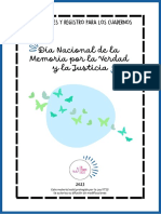 Día Nacional de La Memoria Por La Verdad y La Justicia: Invitaciones Y Registro para Los Cuadernos