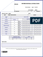 Informe Individual de Resultados