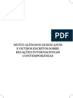 Muito Além Dos Olhos Azuis E Outros Escritos Sobre Relações Internacionais Contemporâneas