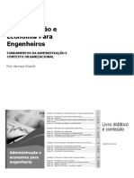 Administração e Economia para Engenheiros