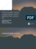 Hypovolemic Shock Cardiogenic Shock Obstructive Shock: Prepared By: HO Tiviyah Mentor: DR Tiong Supervisor: DR Tham Min