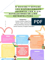 Ideación Suicida Y Estilos Parentales Disfuncionales en Adolescentes Con O Sin Autolesiones en Lima Metropolitana