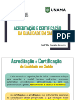 Acreditação E Certificação: Da Qualidade em Saúde