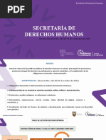 Secretaría de Derechos Humanos: Decreto Ejecutivo Nro. 560 Del 14 de Noviembre Del 2018