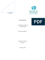 Parcial Individual: Articulación de Saberes VI: Psicología Jurídica