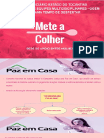 Poder Judiciário Estado Do Tocantins Grupo Gestor de Equipes Multidisciplinares - Ggem Programa Tempo de Despertar