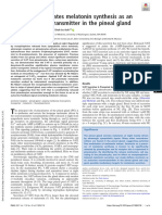 Serotonin Modulates Melatonin Synthesis As An Autocrine Neurotransmitter in The Pineal Gland