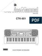 Casio CTK601 Service