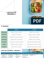 Cardápios Semana 2