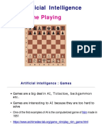 Game Playing: Artificial Intelligence