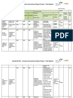 Rawabi BUTEC - Amaala International Airport Project - Risk Register