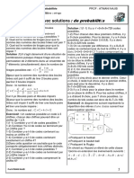 Exercices: de Probabilit S: Avec Solutions