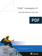 Tems Investigation 8.1: Information Elements and Events