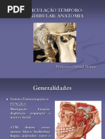 Articulação Temporo-Mandibular: Anatomia: Professor Gabriel Mauriz