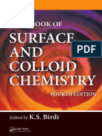 Handbook Of: Surface AND Colloid Chemistry