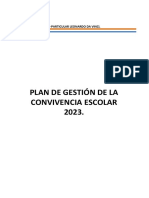 Plan de Gestion de La Convivencia