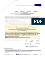 Organic Chemistry: Recent Advancement in Benzofulvene Synthesis