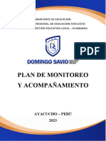 Plan de Monitoreo