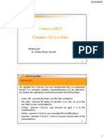 Cours: ASD 2 Chapitre 12: Les Files