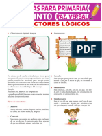 Tipos de Conectores Lógicos para Quinto Grado de Primaria