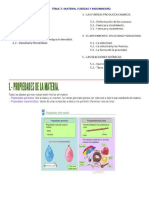 Tema 7 Naturales LA MATERIA, LAS FUERZAS, EL MOVIMIENTO...