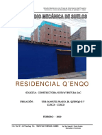 Residencial Q Enqo: Solicita Constructora Nuevaventura Sac Ubicación: Urb. Manuel Prado, Jr. Quenqo E-7 Cusco - Cusco