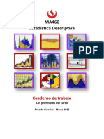 MA460 Estadística Descriptiva: Cuaderno de Trabajo