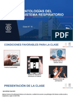 Patologías Del Sistema Respiratorio: Clase #10