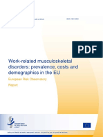 Work-Related MSDs Prevalence Costs and Demographics in The EU Report