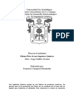 Dilema Ético de Una Ingeniera Química