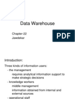 Data Warehouse: Chapter-22 Jawdekar