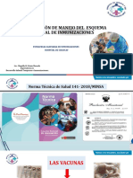 Actualización de Manejo Del Esquema Nacional de Inmunizaciones