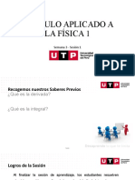 Cálculo Aplicado A La Física 1: Semana 3 - Sesión 1