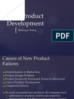 4 New Product Development, Product Testing & Market