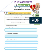 Responde Las Siguientes Preguntas 1.-¿Qué Significa La Palabra Adviento?