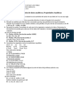 Guía: Evaluación, Expresión de Datos Analíticos, Propiedades Analíticas