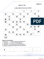 Completa La Numeroción Hasta l100 y Señola Los Números Que Se Indican