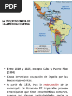 La Independencia de La América Hispana