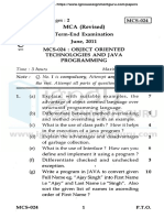 MCS 024 Previous Year Question Papers by Ignouassignmentguru - 2