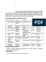 CV For MEP Site Engineer