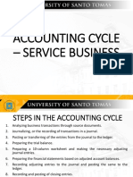 Far 04 Accounting Cycle - Service Business