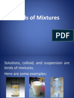 Types of Mixtures