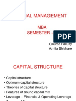 Unit 2 Capital Structure