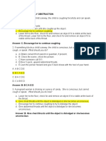 Foreign Body Airway Obstruction Exam