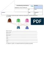 Recuperação de Matemática 5º Ano