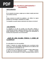 MATERIAL DE APOYO ORTOGRAFIA y Redacción Infotep