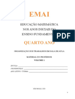 Quarto Ano: Educação Matemática Nos Anos Iniciais Do Ensino Fundamental