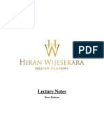 Lecture Notes 3 - Hiran Wijesekara Design Academy