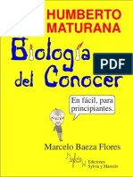 Humberto Maturana, Biología Del Conocer, en Fácil para Principiantes - Muestra